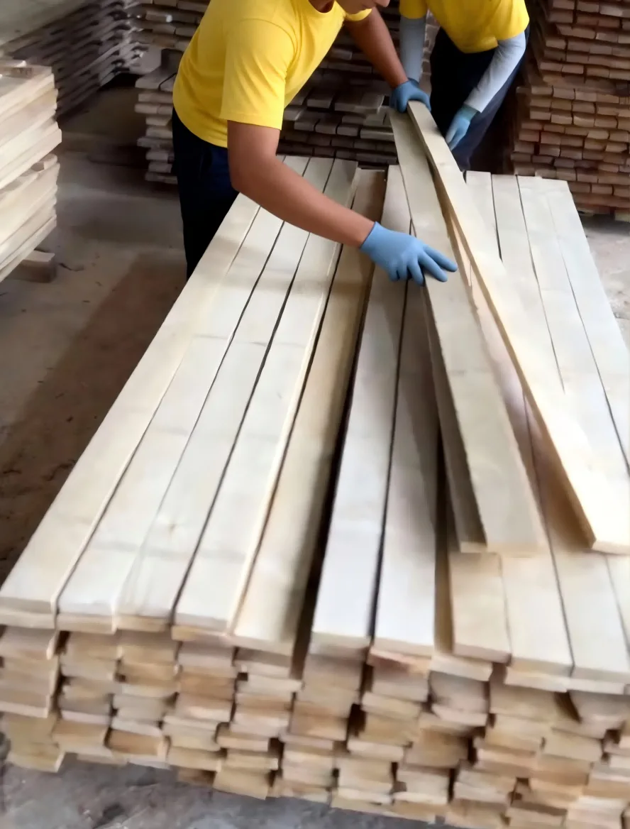Wood component production process