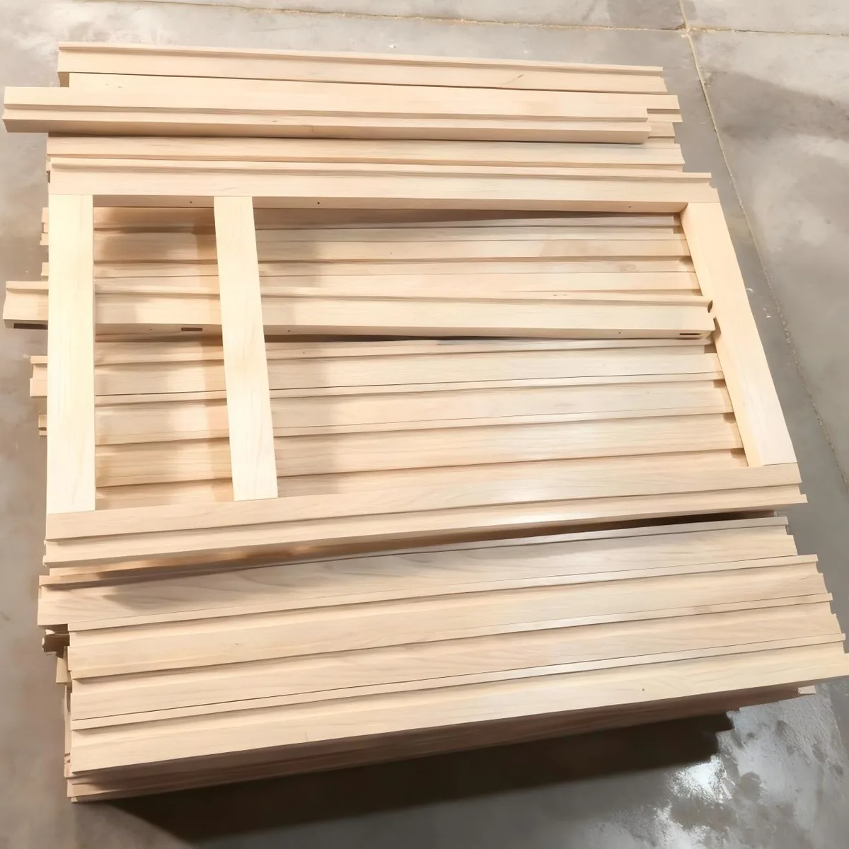 Assembled Birch Face Frames