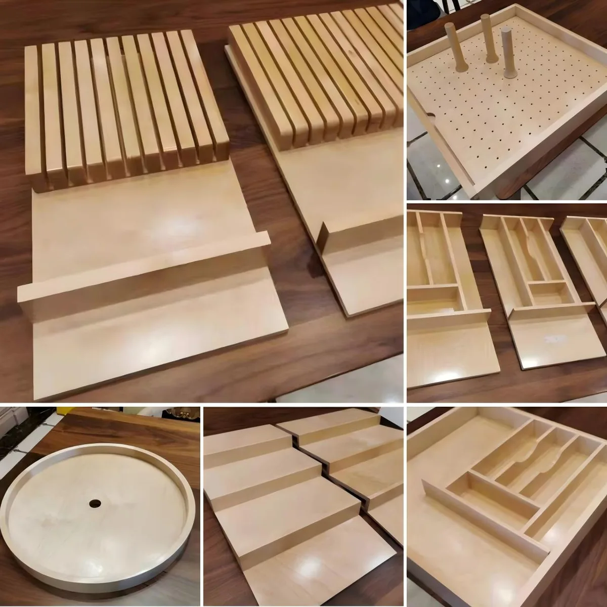 Wood Drawer Organizers