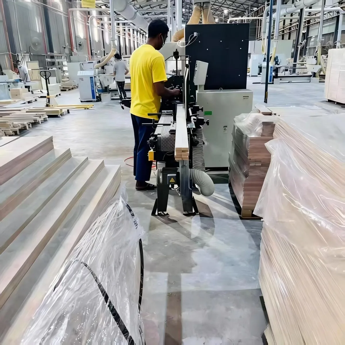 Wood component production process
