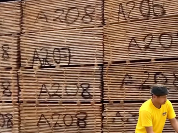Wood component production process